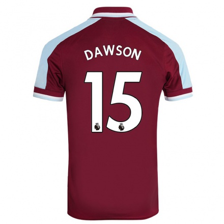Damen Fußball Craig Dawson #15 Kastanienbraun Heimtrikot Trikot 2021/22 T-shirt