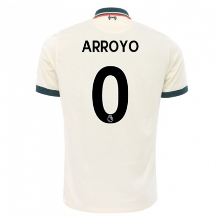 Damen Fußball Anderson Arroyo #0 Beige Auswärtstrikot Trikot 2021/22 T-Shirt