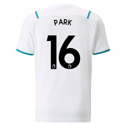 Damen Fußball Jess Park #16 Weiß Auswärtstrikot Trikot 2021/22 T-Shirt