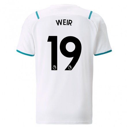 Damen Fußball Caroline Weir #19 Weiß Auswärtstrikot Trikot 2021/22 T-Shirt