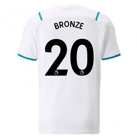 Damen Fußball Lucy Bronze #20 Weiß Auswärtstrikot Trikot 2021/22 T-Shirt