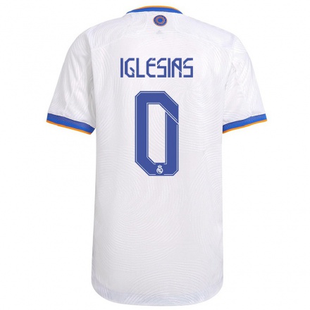 Damen Fußball Bruno Iglesias #0 Weiß Heimtrikot Trikot 2021/22 T-Shirt