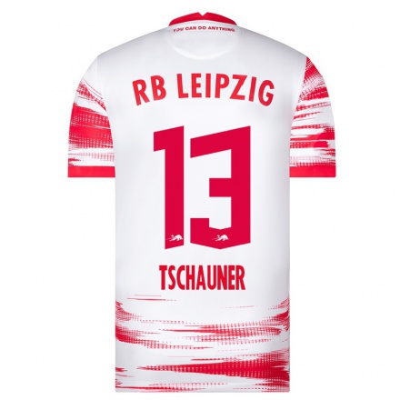 Damen Fußball Philipp Tschauner #13 Rot-Weib Heimtrikot Trikot 2021/22 T-Shirt