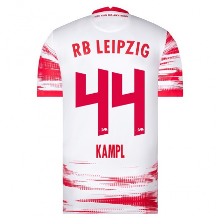 Damen Fußball Kevin Kampl #44 Rot-Weib Heimtrikot Trikot 2021/22 T-Shirt