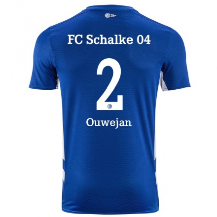 Damen Fußball Thomas Ouwejan #2 Königsblau Heimtrikot Trikot 2021/22 T-shirt
