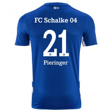 Damen Fußball Marvin Pieringer #21 Königsblau Heimtrikot Trikot 2021/22 T-shirt