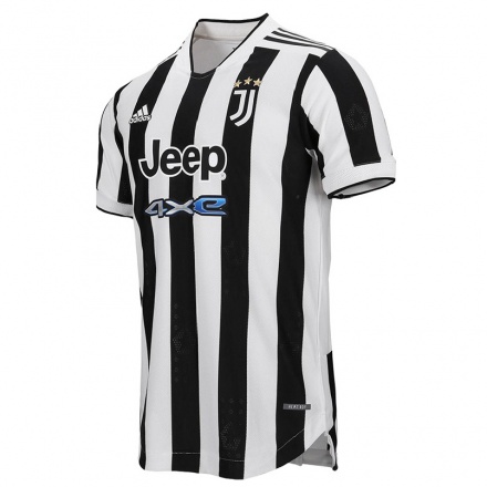 Damen Fußball Filippo Delli Carri #33 Weiß Schwarz Heimtrikot Trikot 2021/22 T-shirt