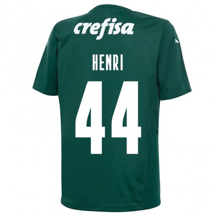 Damen Fußball Henri #44 Dunkelgrün Heimtrikot Trikot 2021/22 T-Shirt
