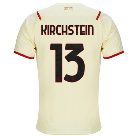 Damen Fußball Merle Kirchstein #13 Sekt Auswärtstrikot Trikot 2021/22 T-Shirt
