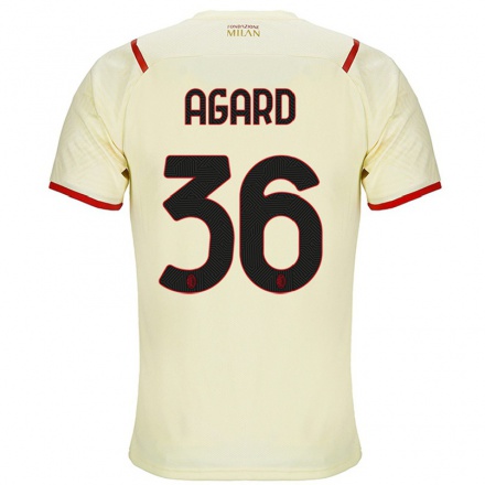 Damen Fußball Laura Agard #36 Sekt Auswärtstrikot Trikot 2021/22 T-Shirt