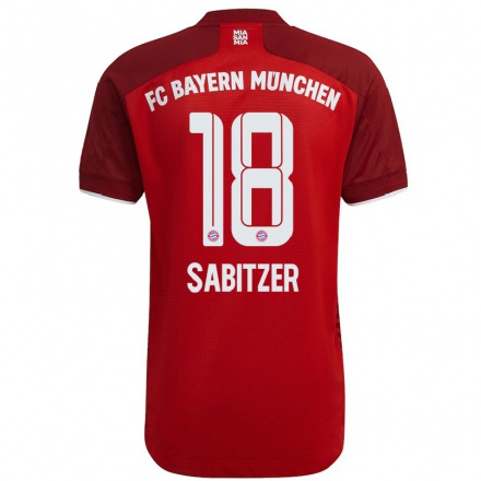 Damen Fußball Marcel Sabitzer #18 Dark Rot Heimtrikot Trikot 2021/22 T-Shirt