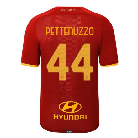 Damen Fußball Tecla Pettenuzzo #44 Rot Heimtrikot Trikot 2021/22 T-Shirt
