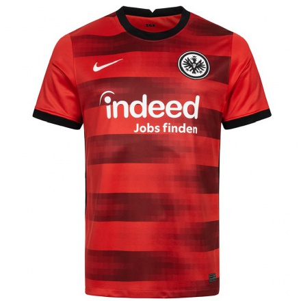 Damen Fußball Sam Lammers #9 Rot Schwarz Auswärtstrikot Trikot 2021/22 T-shirt