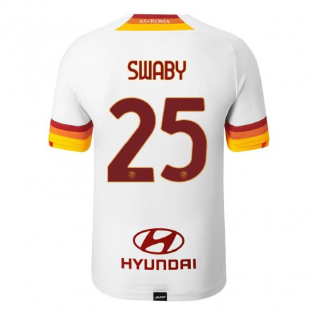 Damen Fußball Allyson Swaby #25 Weiß Auswärtstrikot Trikot 2021/22 T-Shirt