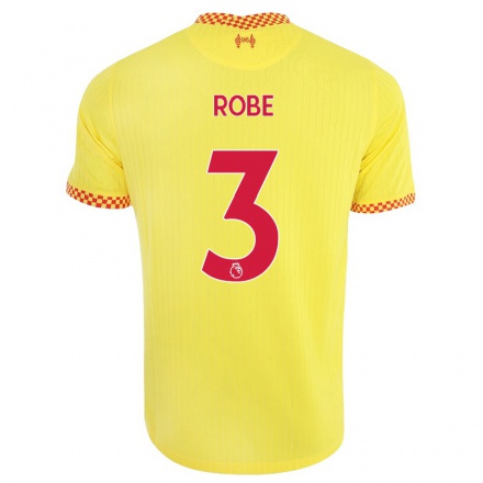 Damen Fußball Leighanne Robe #3 Gelb Ausweichtrikot Trikot 2021/22 T-Shirt