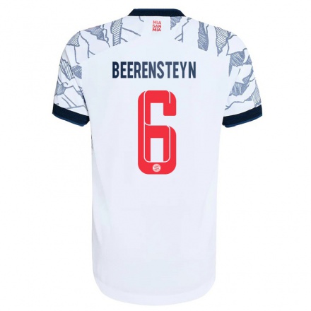 Damen Fußball Lineth Beerensteyn #6 Grau Weiß Ausweichtrikot Trikot 2021/22 T-Shirt