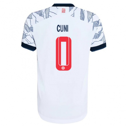 Damen Fußball Marvin Cuni #0 Grau Weiß Ausweichtrikot Trikot 2021/22 T-Shirt