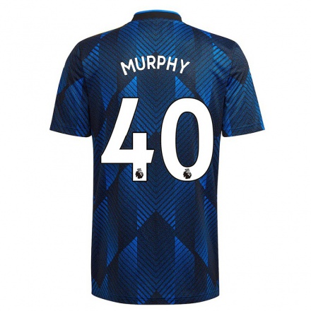 Damen Fußball Niamh Murphy #40 Dunkelblau Ausweichtrikot Trikot 2021/22 T-Shirt