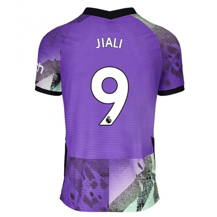 Damen Fußball Tang Jiali #9 Violett Ausweichtrikot Trikot 2021/22 T-Shirt