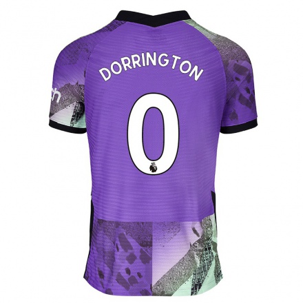 Damen Fußball Alfie Dorrington #0 Violett Ausweichtrikot Trikot 2021/22 T-Shirt