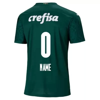 Damen Fußball Dein Name #0 Heimtrikot Grün Trikot 2020/21 Hemd