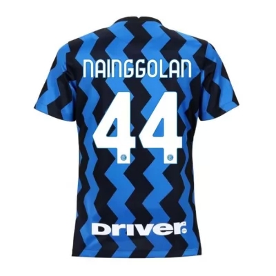 Damen Fußball Radja Nainggolan #44 Heimtrikot Blau Schwarz Trikot 2020/21 Hemd