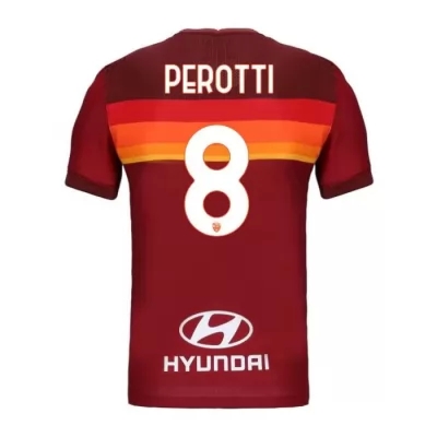 Damen Fußball Diego Perotti #8 Heimtrikot Rot Trikot 2020/21 Hemd