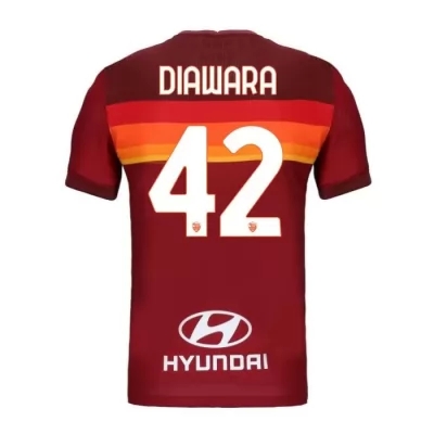 Damen Fußball Amadou Diawara #42 Heimtrikot Rot Trikot 2020/21 Hemd