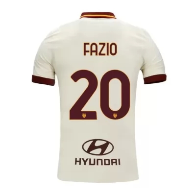 Damen Fußball Federico Fazio #20 Auswärtstrikot Champagner Trikot 2020/21 Hemd