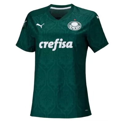 Damen Fußball Gustavo Gomez #15 Heimtrikot Grün Trikot 2020/21 Hemd