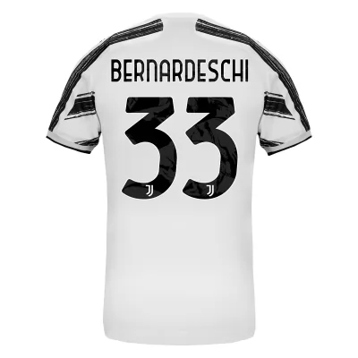 Damen Fußball Federico Bernardeschi #33 Heimtrikot Weiß Trikot 2020/21 Hemd