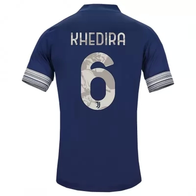 Damen Fußball Sami Khedira #6 Auswärtstrikot Dunkelheit Trikot 2020/21 Hemd