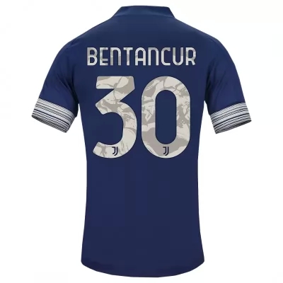 Damen Fußball Rodrigo Bentancur #30 Auswärtstrikot Dunkelheit Trikot 2020/21 Hemd