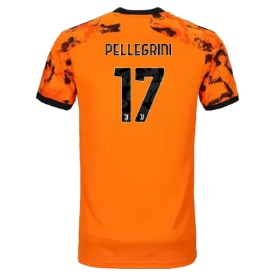 Damen Fußball Luca Pellegrini #17 Ausweichtrikot Orange Trikot 2020/21 Hemd