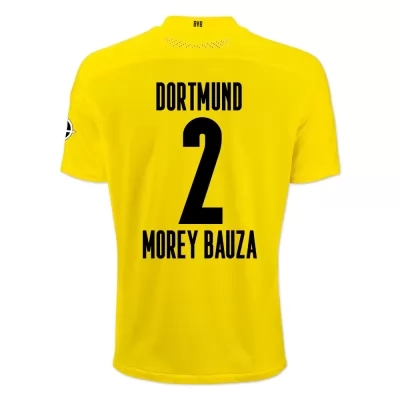 Damen Fußball Mateu Morey #2 Heimtrikot Gelb Schwarz Trikot 2020/21 Hemd