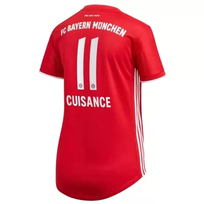 Damen Fußball Michael Cuisance #11 Heimtrikot Rot Trikot 2020/21 Hemd