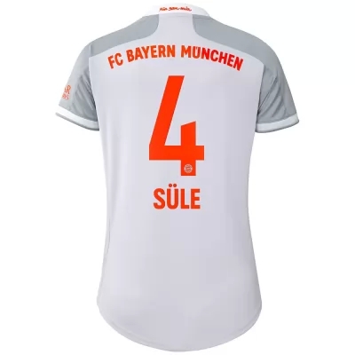 Damen Fußball Niklas Sule #4 Auswärtstrikot Grau Trikot 2020/21 Hemd