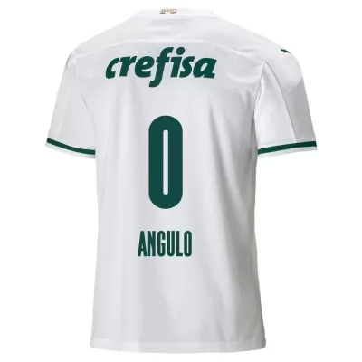 Damen Fußball Ivan Angulo #0 Auswärtstrikot Weiß Trikot 2020/21 Hemd