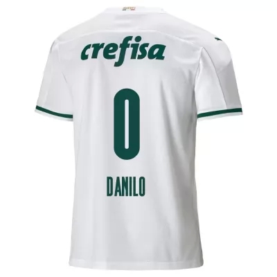 Damen Fußball Danilo #0 Auswärtstrikot Weiß Trikot 2020/21 Hemd