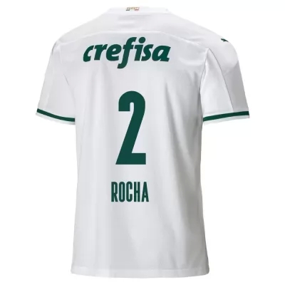 Damen Fußball Marcos Rocha #2 Auswärtstrikot Weiß Trikot 2020/21 Hemd
