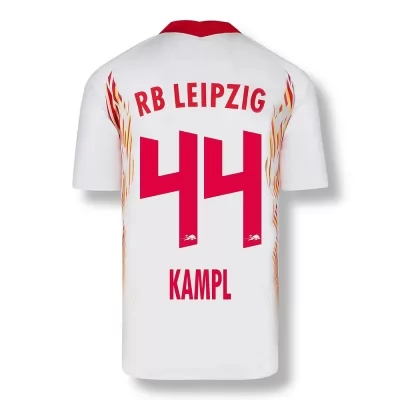 Damen Fußball Kevin Kampl #44 Heimtrikot Rot-weiss Trikot 2020/21 Hemd