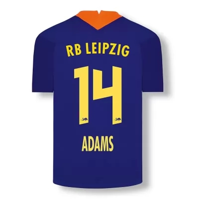 Damen Fußball Tyler Adams #14 Ausweichtrikot Elektrisches Blau Trikot 2020/21 Hemd