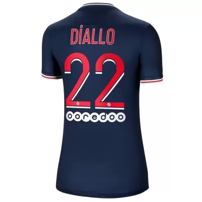 Damen Fußball Abdou Diallo #22 Heimtrikot Dunkelheit Trikot 2020/21 Hemd