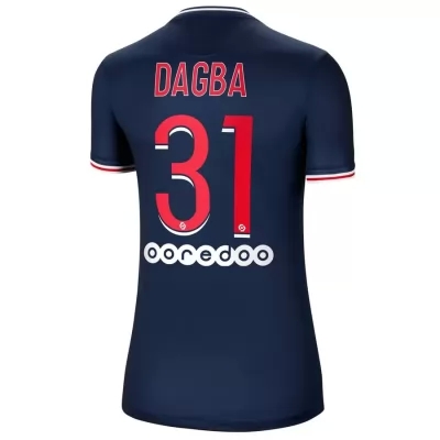 Damen Fußball Colin Dagba #31 Heimtrikot Dunkelheit Trikot 2020/21 Hemd