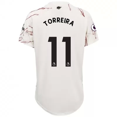 Damen Fußball Lucas Torreira #11 Auswärtstrikot Weiß Trikot 2020/21 Hemd