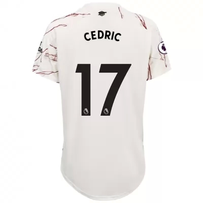 Damen Fußball Cedric Soares #17 Auswärtstrikot Weiß Trikot 2020/21 Hemd