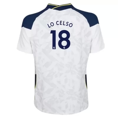 Damen Fußball Giovani Lo Celso #18 Heimtrikot Weiß Trikot 2020/21 Hemd