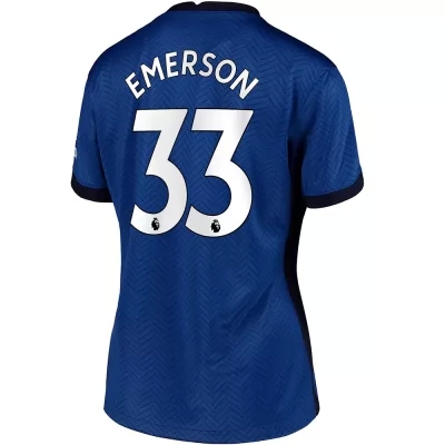 Damen Fußball Emerson Palmieri #33 Heimtrikot Blau Trikot 2020/21 Hemd