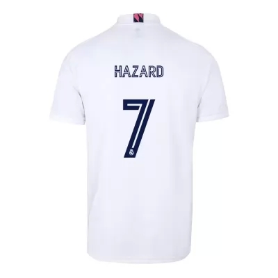Damen Fußball Eden Hazard #7 Heimtrikot Weiß Trikot 2020/21 Hemd
