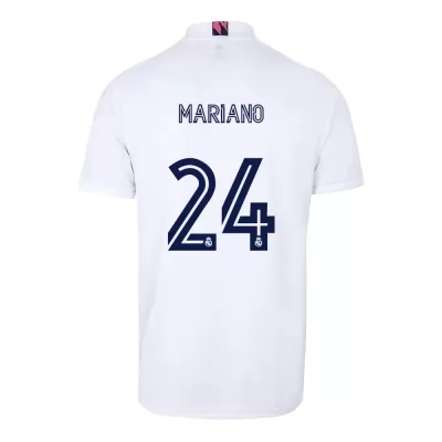 Damen Fußball Mariano Diaz #24 Heimtrikot Weiß Trikot 2020/21 Hemd